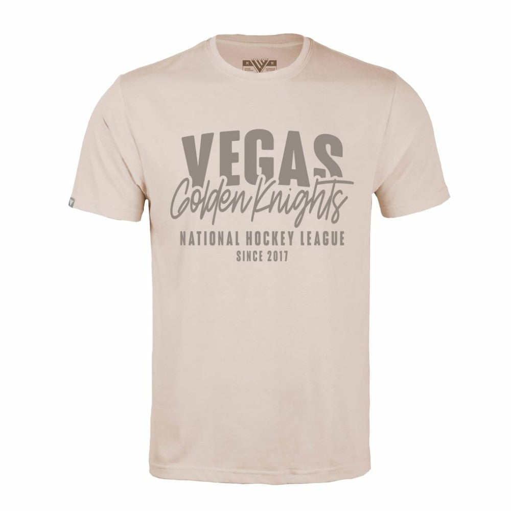 Vegas Golden Knights Levelwear Richmond Response T-Shirt - Khaki - NHL