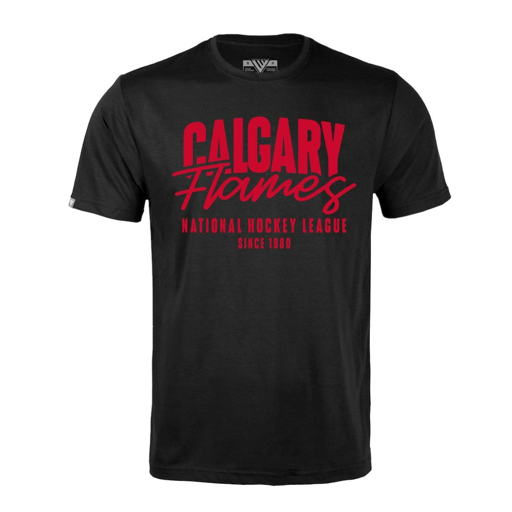 Calgary Flames Levelwear Richmond Response T-Shirt - Black - NHL