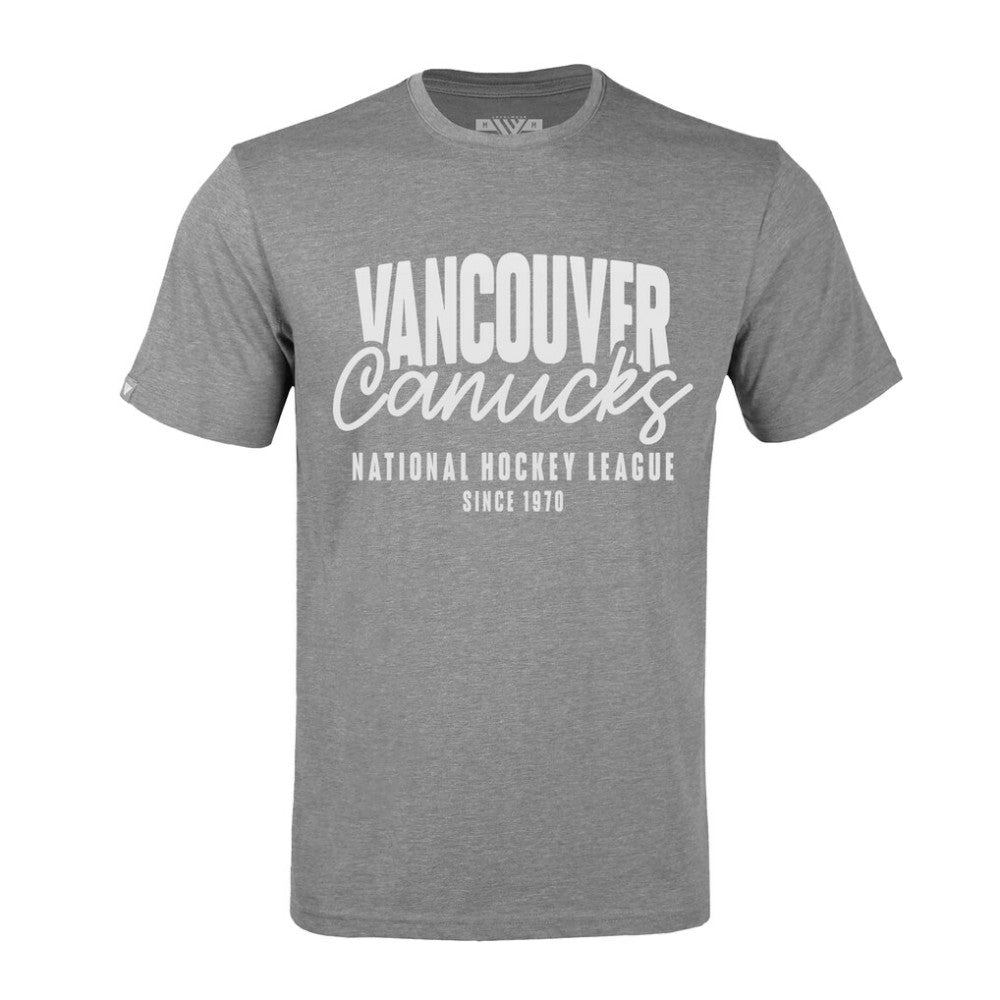 Vancouver Canucks Levelwear Richmond Response T-Shirt - Gray - NHL
