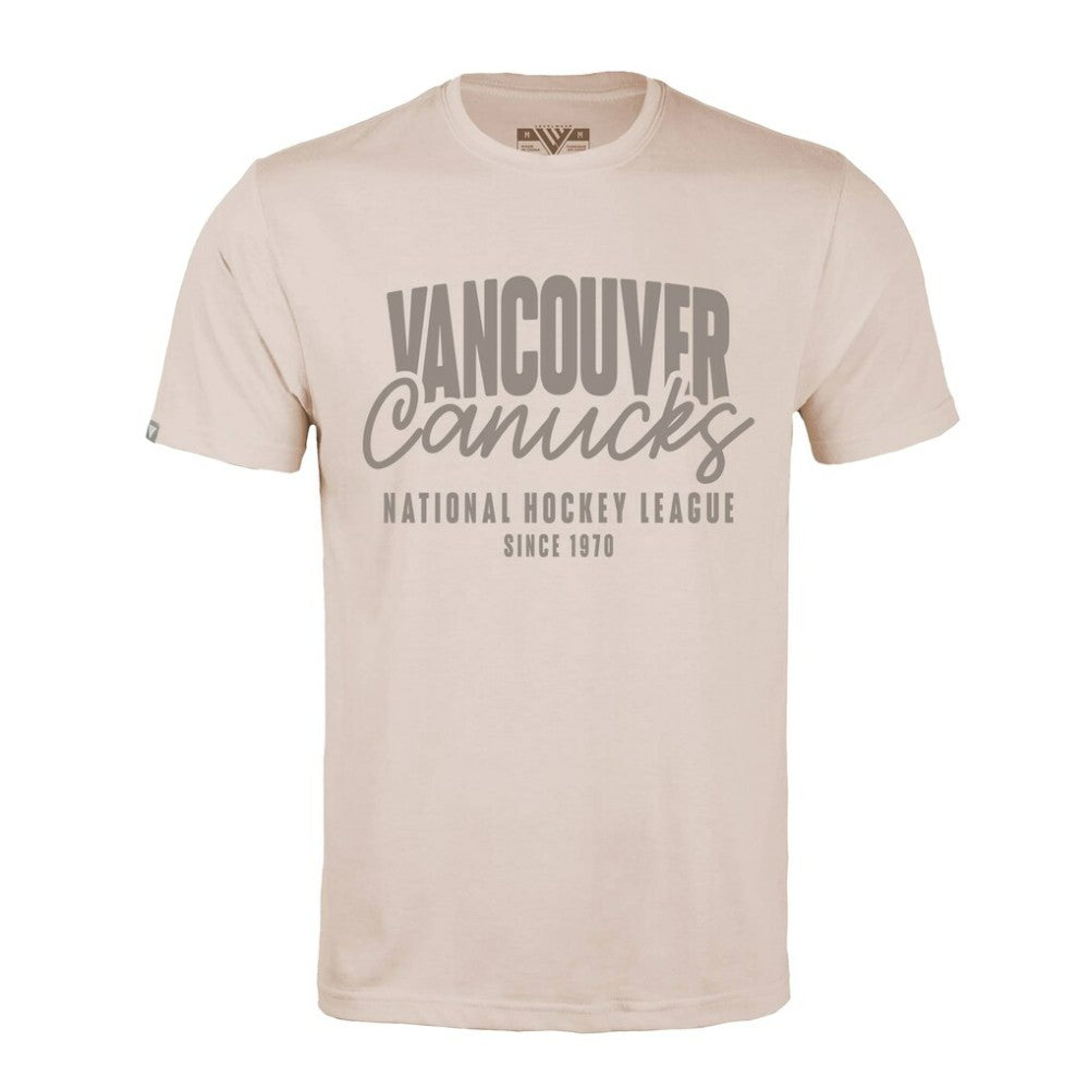 Vancouver Canucks Levelwear Richmond Response T-Shirt - Khaki - NHL