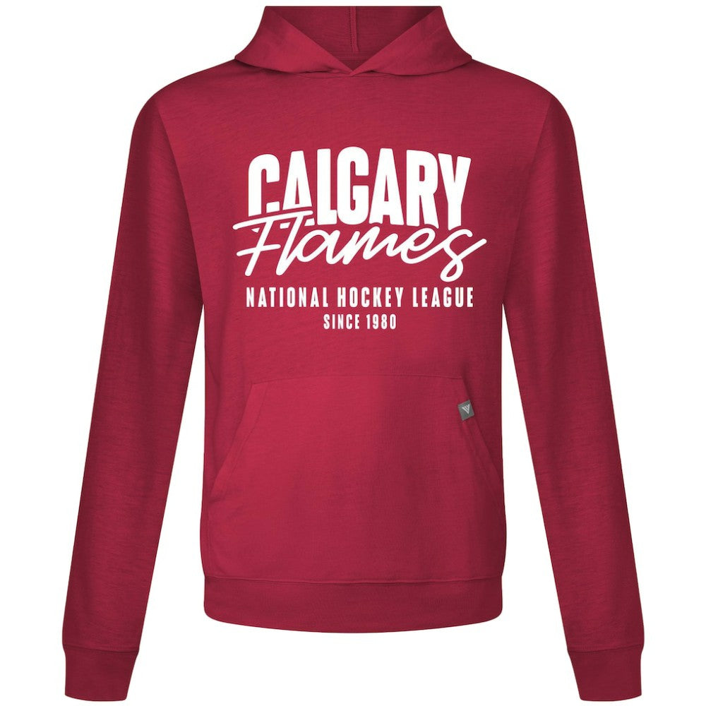 Calgary Flames Levelwear Relay Response Pullover Hoodie - Red - NHL