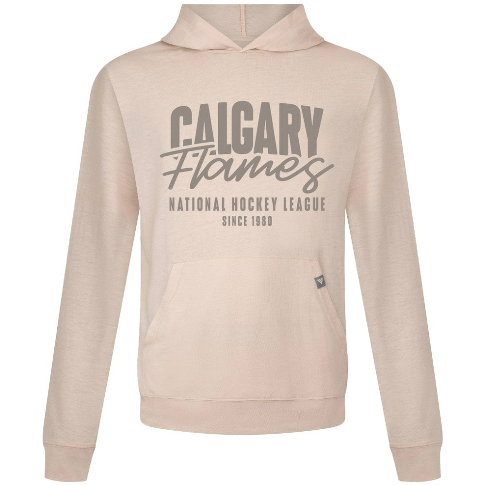 Calgary Flames Levelwear Relay Response Pullover Hoodie - Khaki - NHL