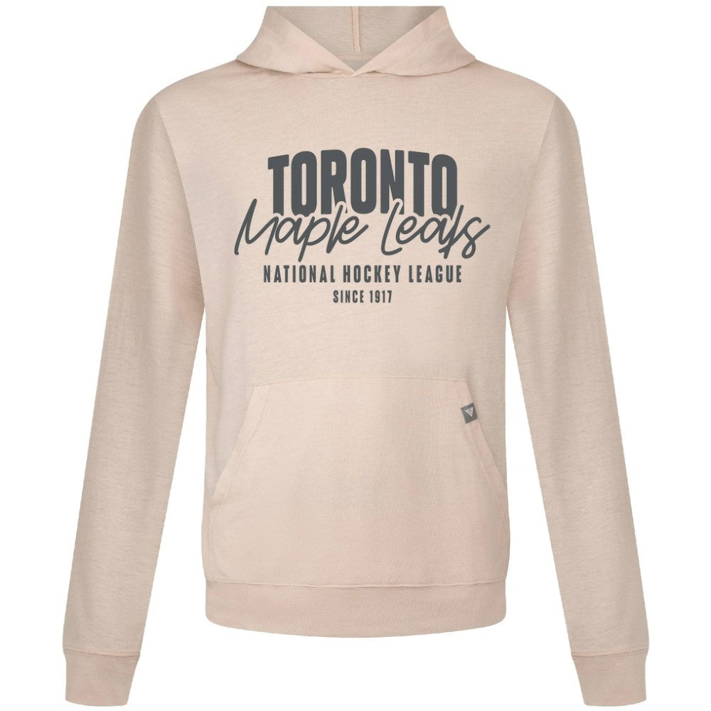 Toronto Maple Leafs Levelwear Relay Response Pullover Hoodie - Khaki - NHL