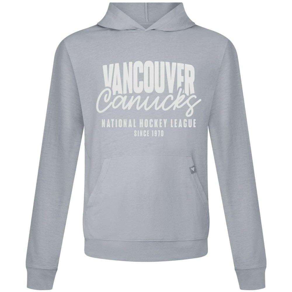 Vancouver Canucks Levelwear Relay Response Pullover Hoodie - Gray - NHL