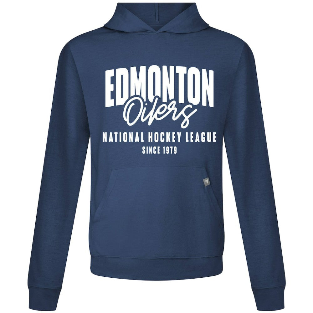 Edmonton Oilers Levelwear Relay Response Pullover Hoodie - Navy - NHL