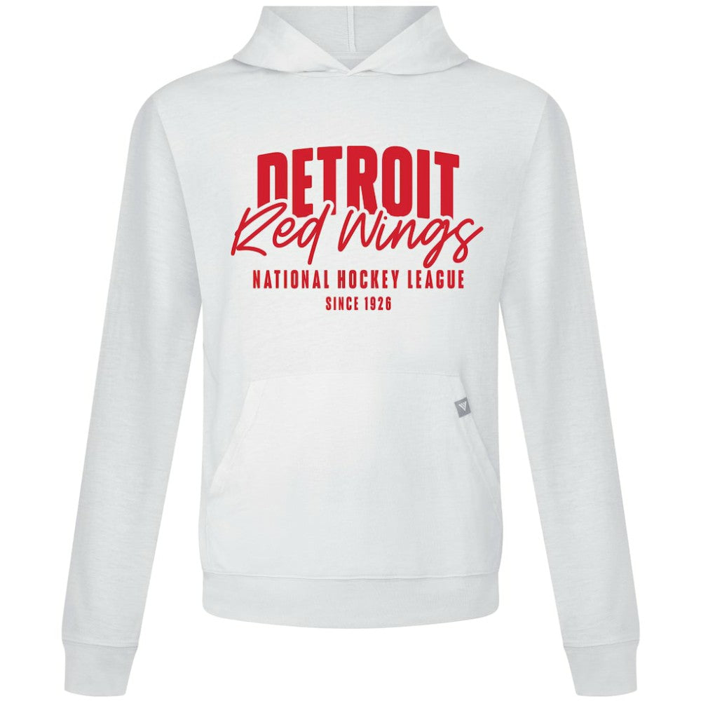 Detroit Red Wings Levelwear Relay Response Pullover Hoodie - White - NHL