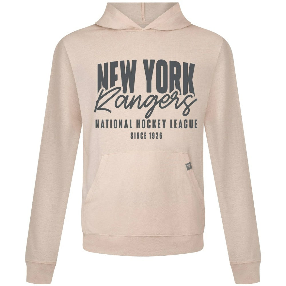 New York Rangers Levelwear Relay Response Pullover Hoodie - Khaki - NHL