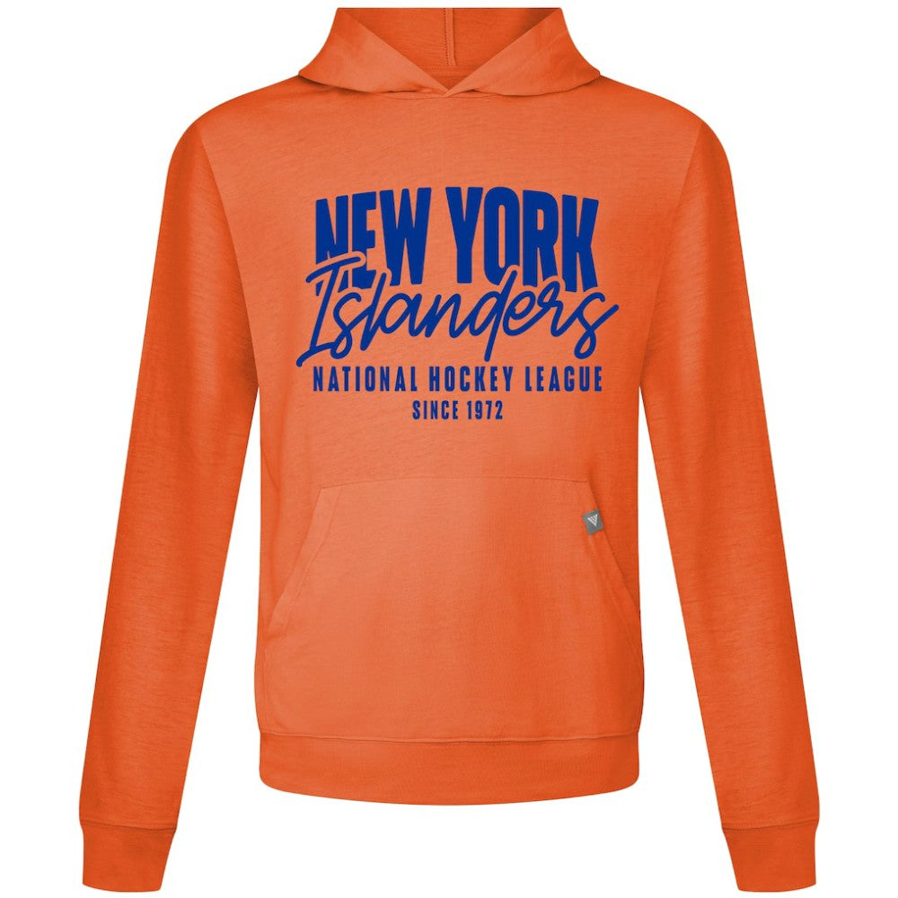 New York Islanders Levelwear Relay Response Pullover Hoodie - Orange - NHL