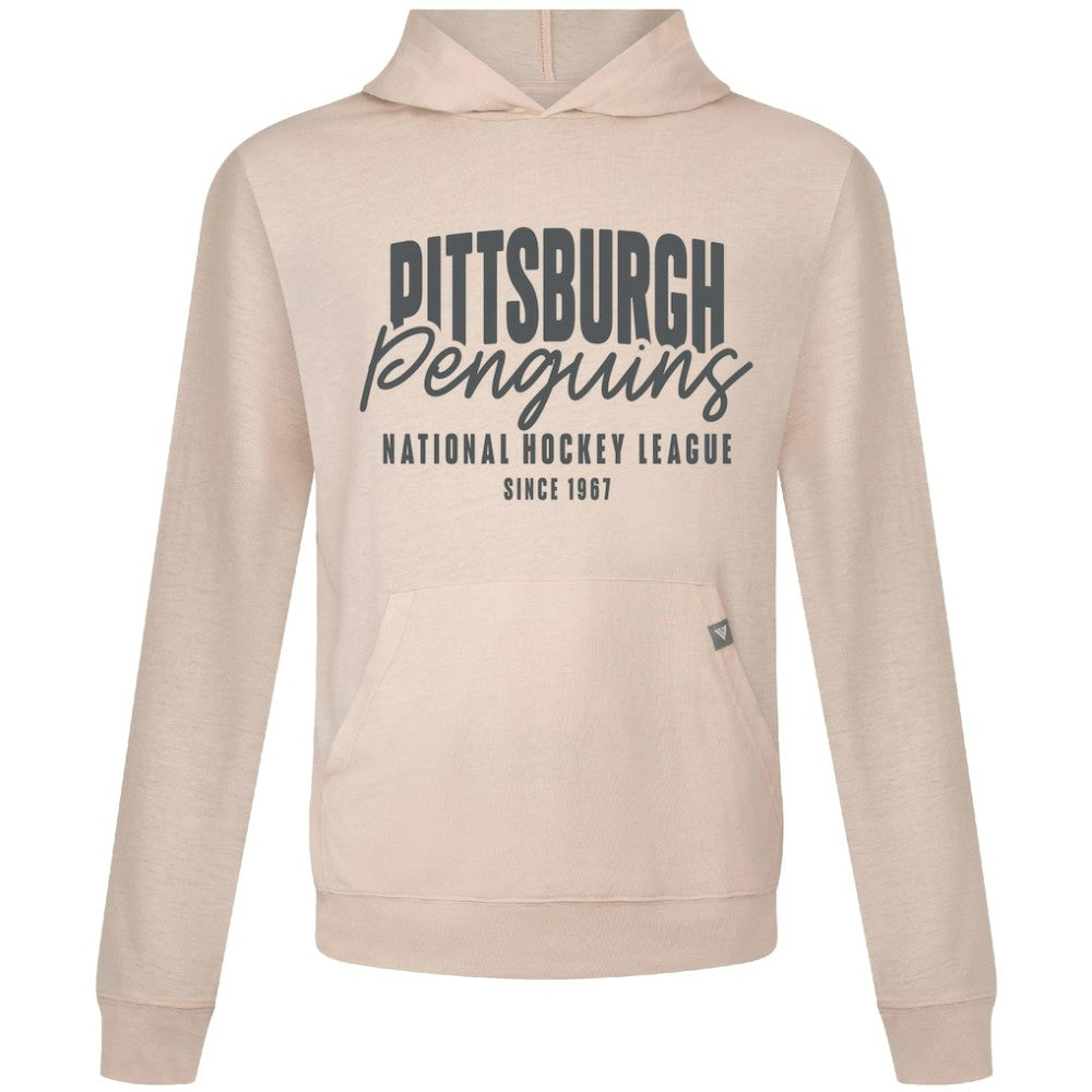 Pittsburgh Penguins Levelwear Relay Response Pullover Hoodie - Khaki - NHL