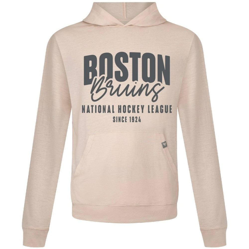 Boston Bruins Levelwear Relay Response Pullover Hoodie - Khaki - NHL