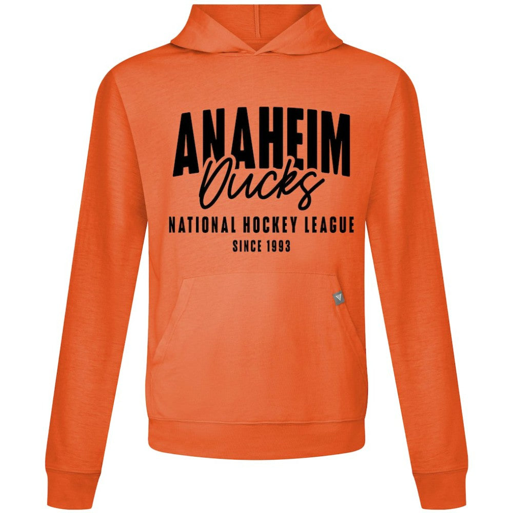 Anaheim Ducks Levelwear Relay Response Pullover Hoodie - Orange - NHL