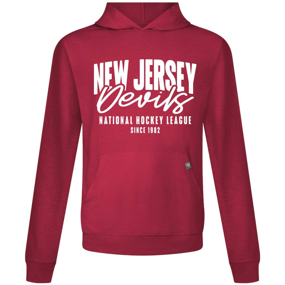 New Jersey Devils Levelwear Relay Response Pullover Hoodie - Red - NHL