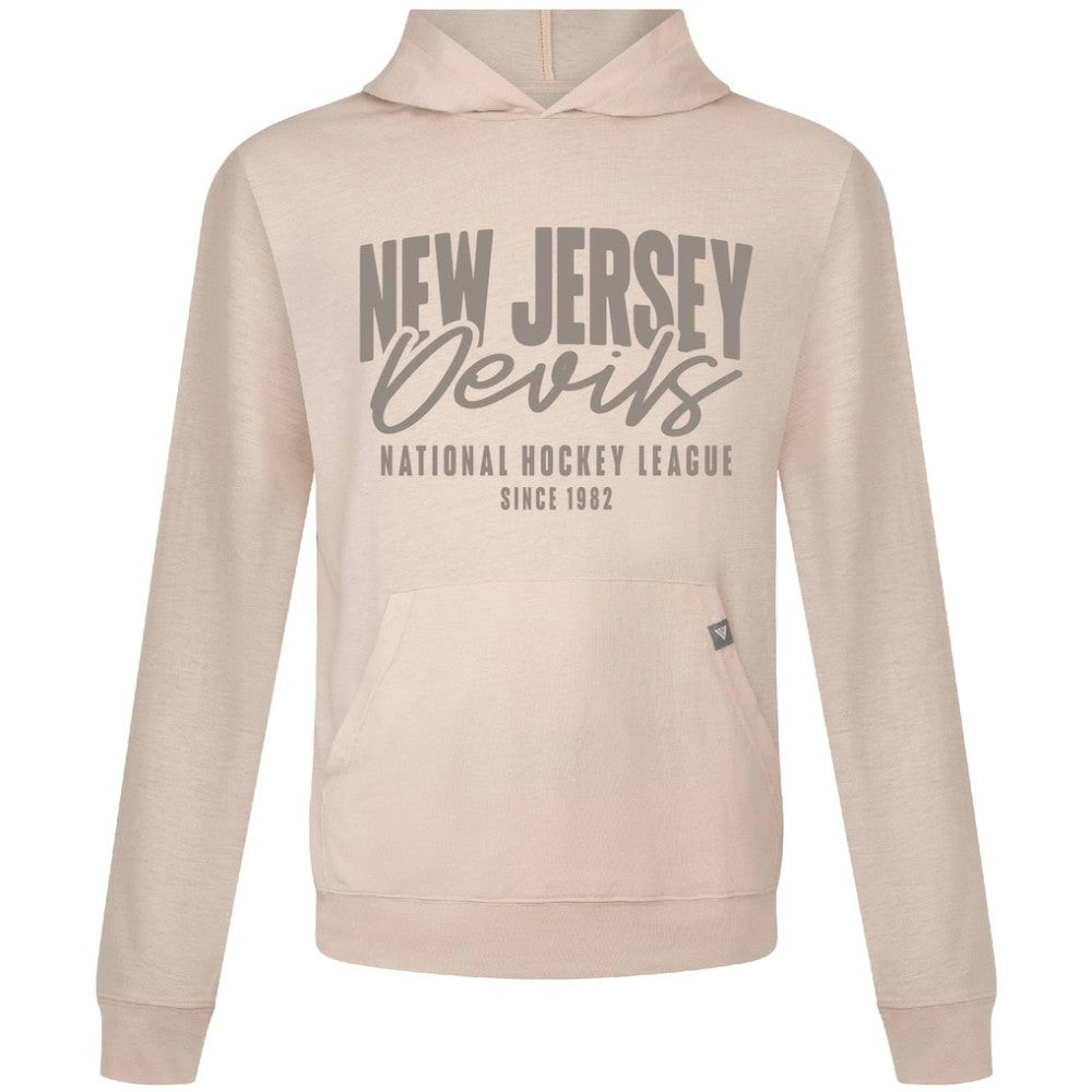 New Jersey Devils Levelwear Relay Response Pullover Hoodie - Khaki - NHL