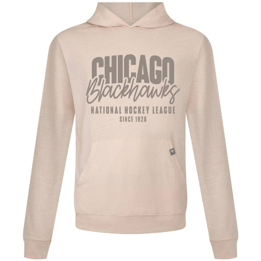 Chicago Blackhawks Levelwear Relay Response Pullover Hoodie - Khaki - NHL