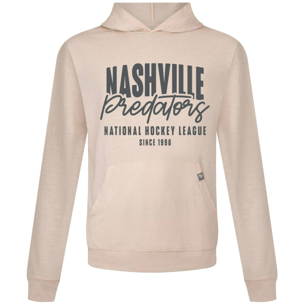 Nashville Predators Levelwear Relay Response Pullover Hoodie - Khaki - NHL