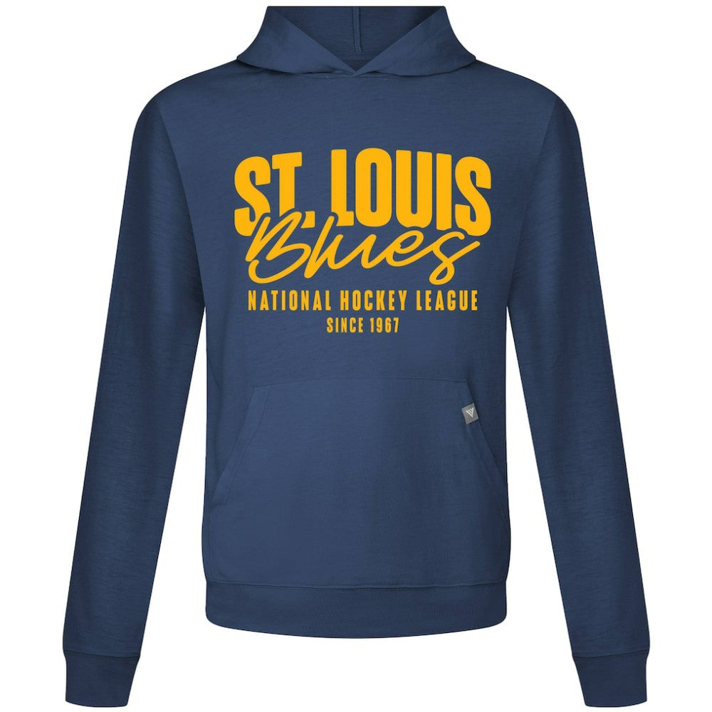 St. Louis Blues Levelwear Relay Response Pullover Hoodie - Navy - NHL