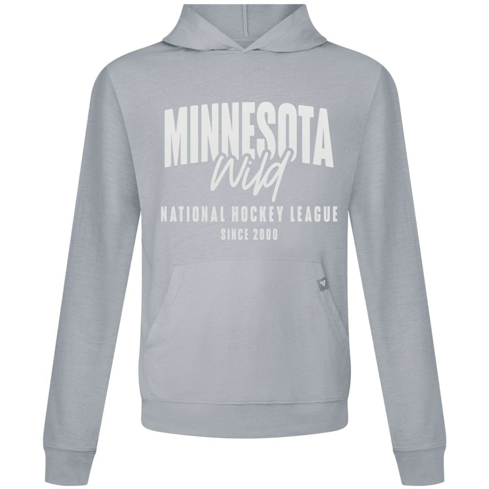Minnesota Wild Levelwear Relay Response Pullover Hoodie - Gray - NHL