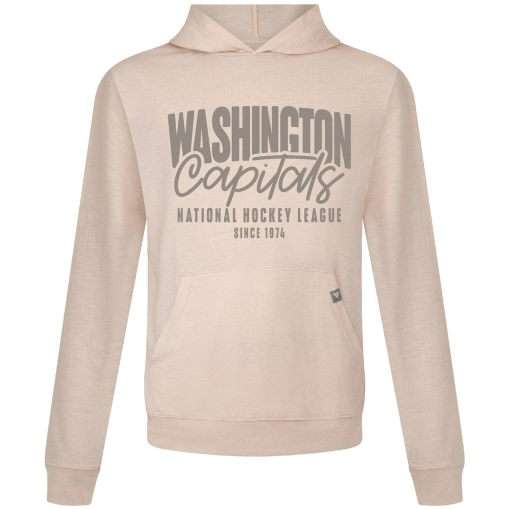 Washington Capitals Levelwear Relay Response Pullover Hoodie - Khaki - NHL