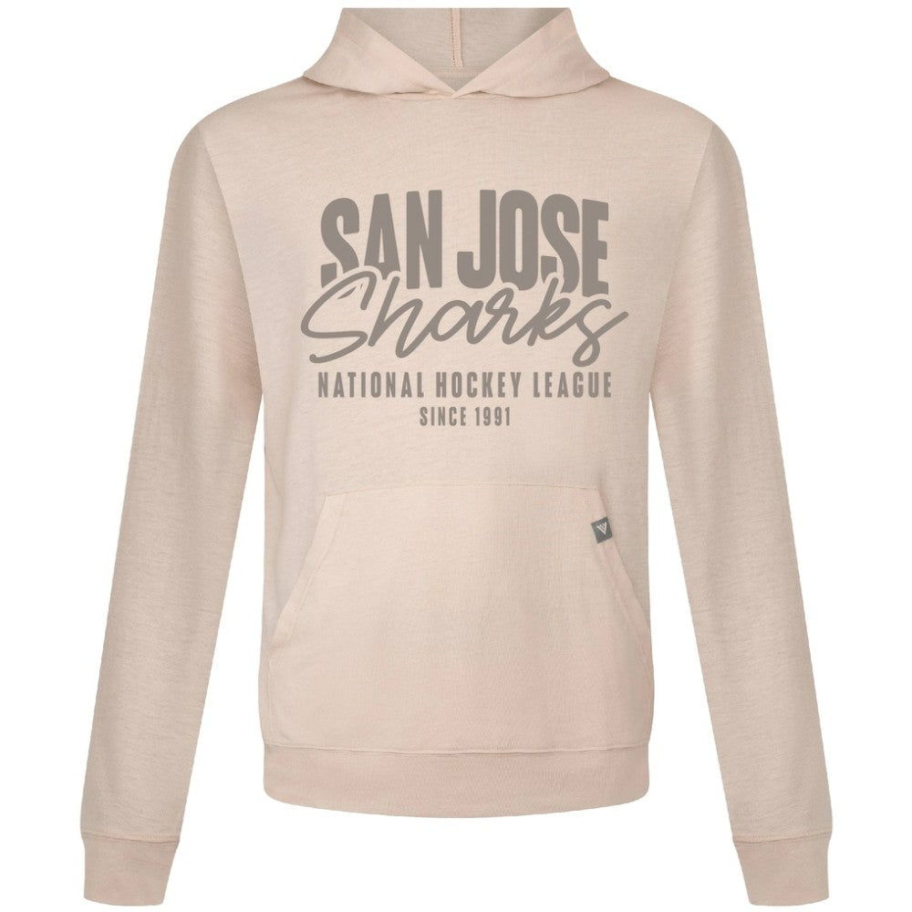 San Jose Sharks Levelwear Relay Response Pullover Hoodie - Khaki - NHL