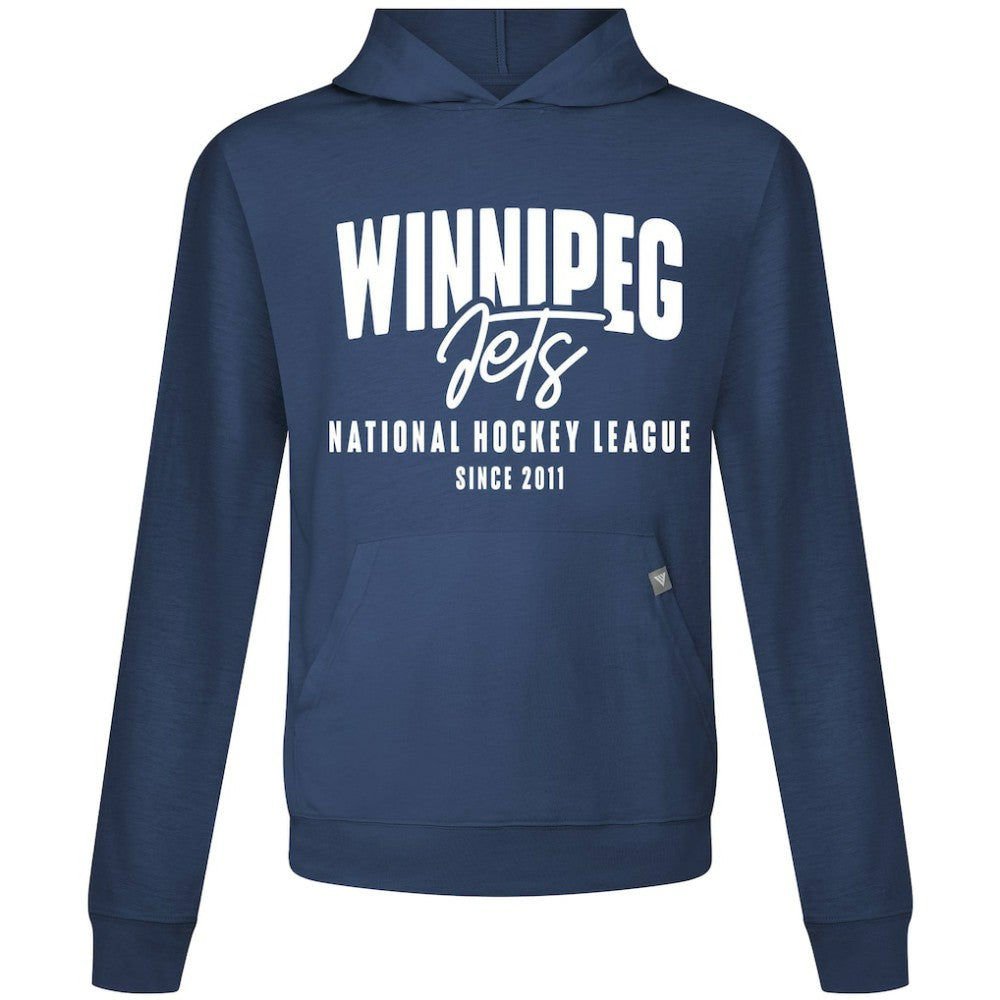 Winnipeg Jets Levelwear Relay Response Pullover Hoodie - Navy - NHL
