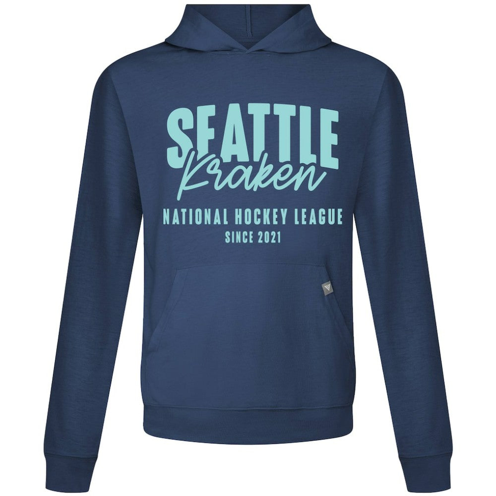 Seattle Kraken Levelwear Relay Response Pullover Hoodie - Deep Sea Blue - NHL
