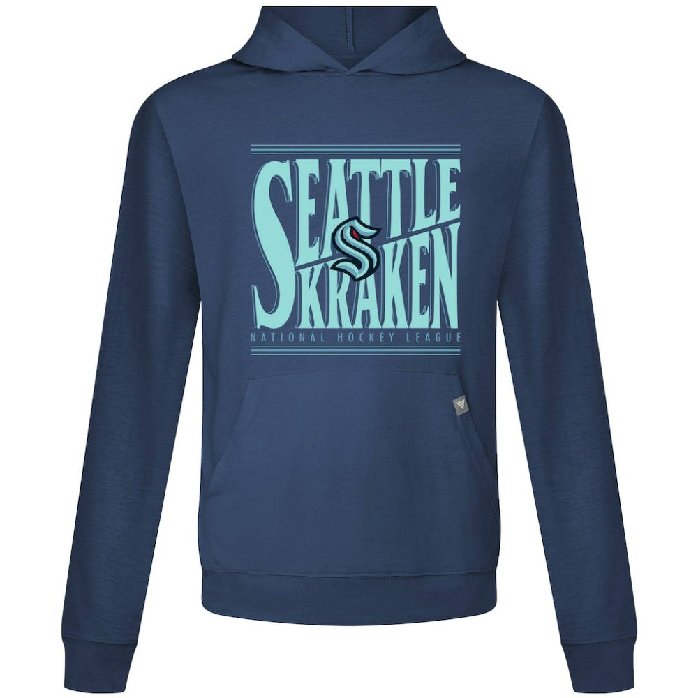 Seattle Kraken Levelwear Relay Powerhouse Pullover Hoodie - Deep Sea Blue - NHL
