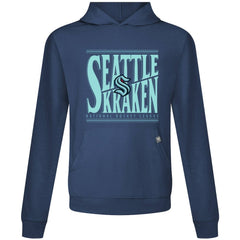 Seattle Kraken Levelwear Relay Powerhouse Pullover Hoodie - Deep Sea Blue - NHL