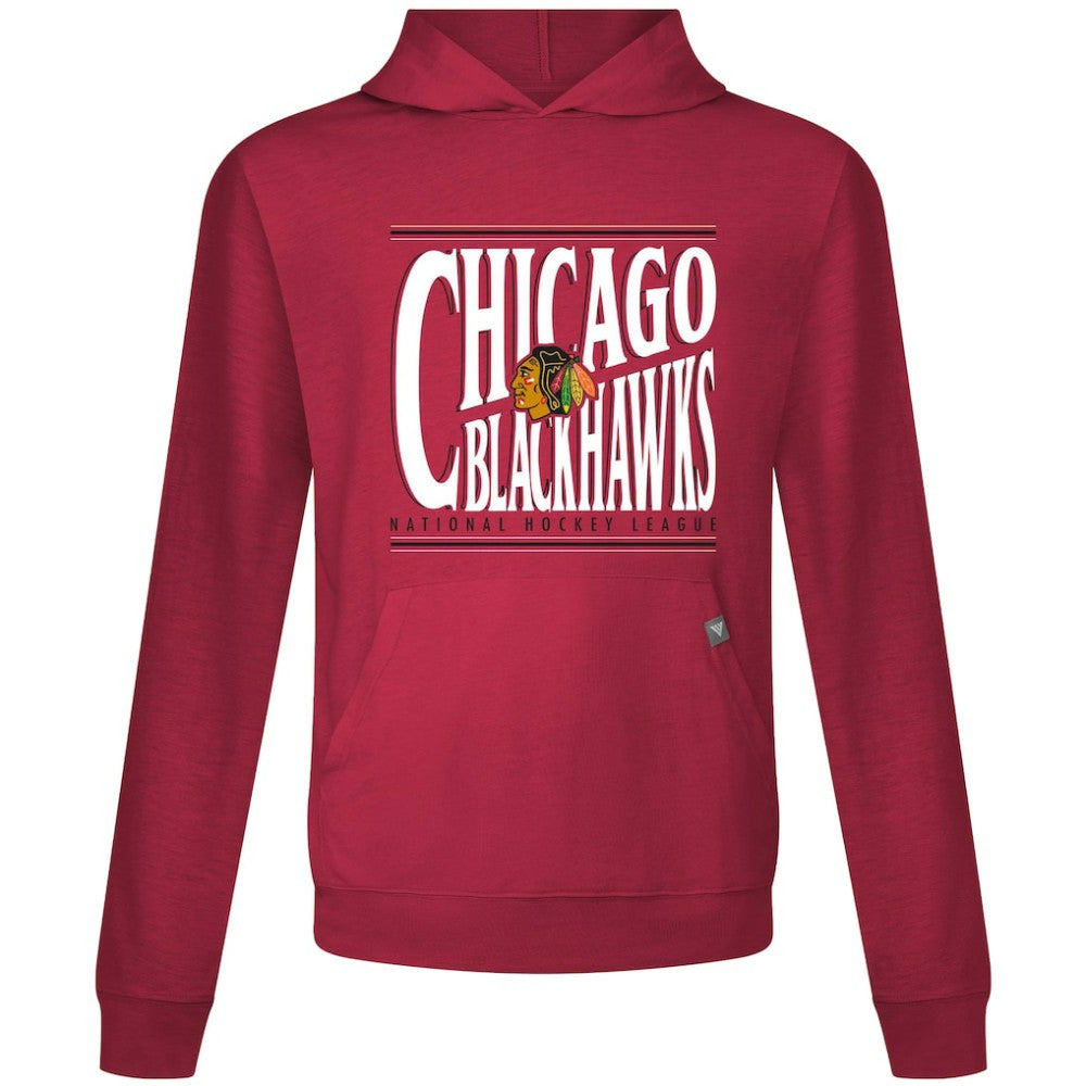 Chicago Blackhawks Levelwear Relay Powerhouse Pullover Hoodie - Red - NHL