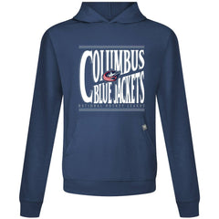 Columbus Blue Jackets Levelwear Relay Powerhouse Pullover Hoodie - Navy - NHL