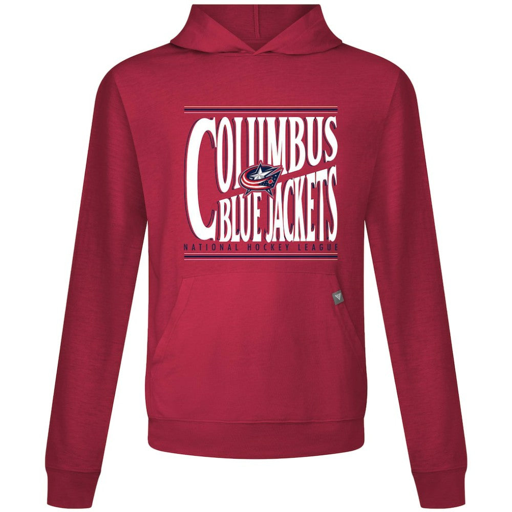 Columbus Blue Jackets Levelwear Relay Powerhouse Pullover Hoodie - Red - NHL