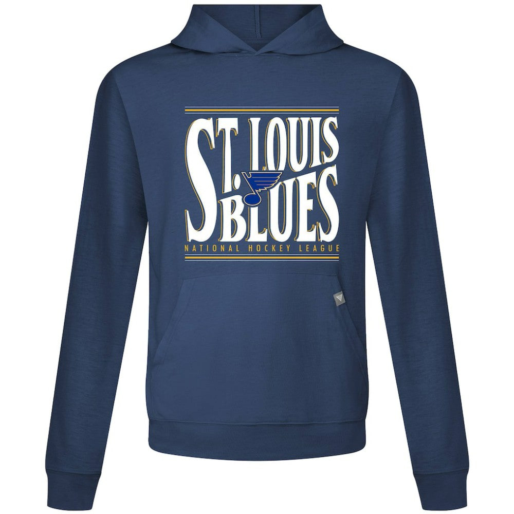 St. Louis Blues Levelwear Relay Powerhouse Pullover Hoodie - Navy - NHL