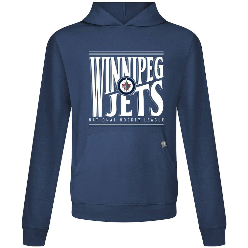 Winnipeg Jets Levelwear Relay Powerhouse Pullover Hoodie - Navy - NHL
