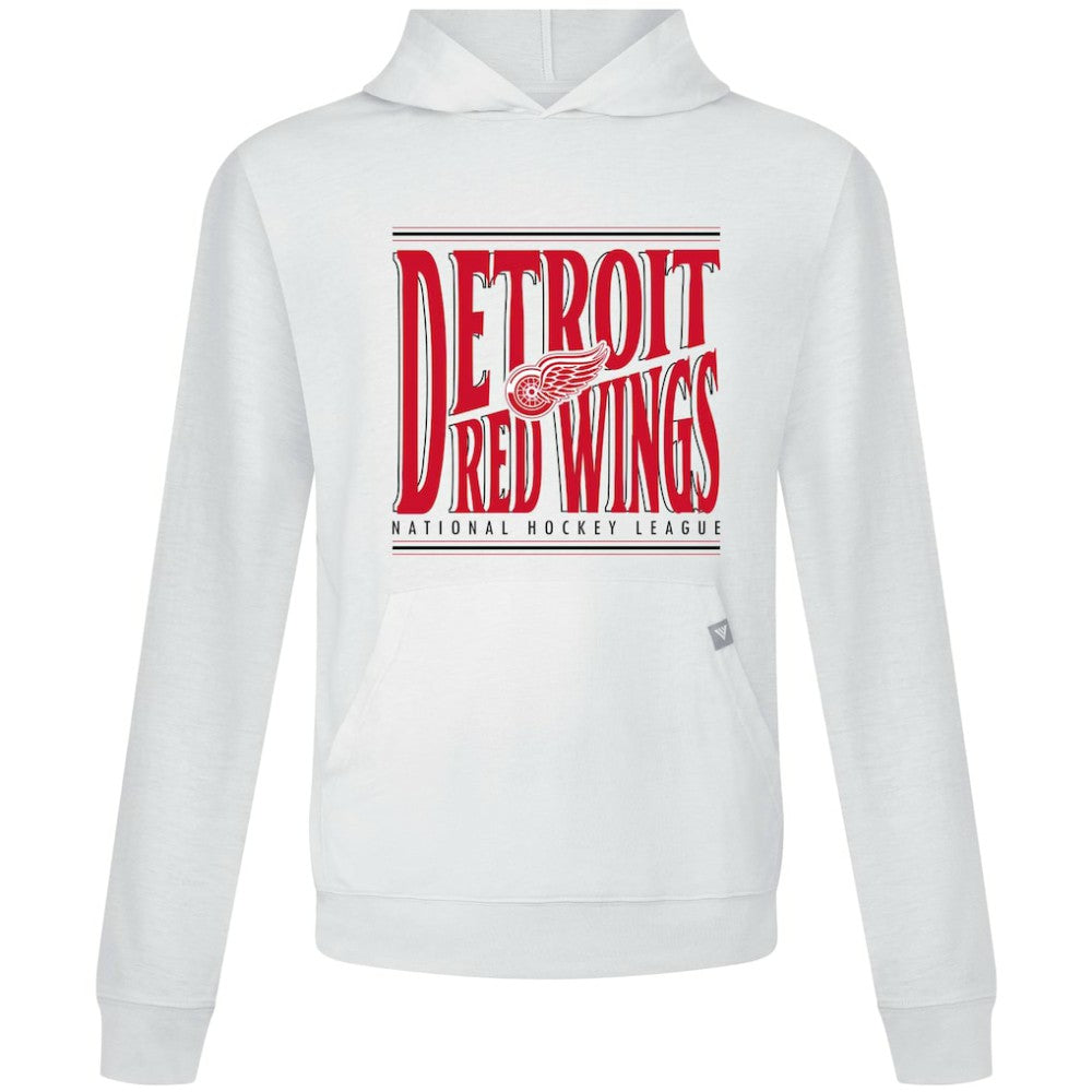 Detroit Red Wings Levelwear Relay Powerhouse Pullover Hoodie - White - NHL
