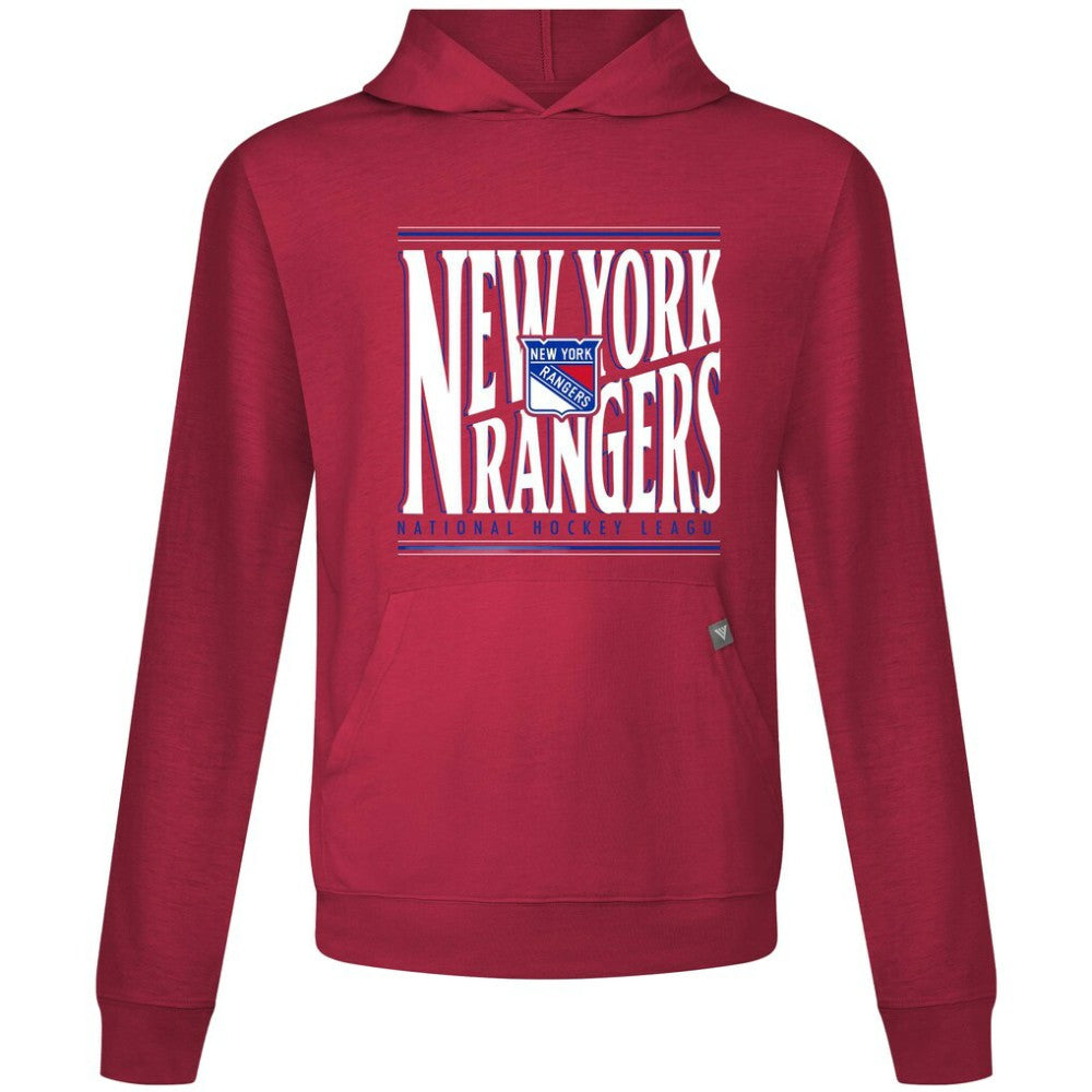 New York Rangers Levelwear Relay Powerhouse Pullover Hoodie - Red - NHL