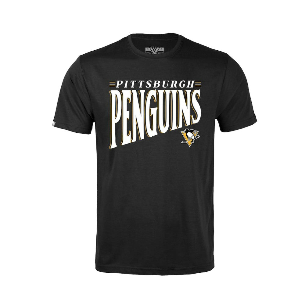Pittsburgh Penguins Levelwear Youth Little Richmond Tally T-Shirt - Black - NHL