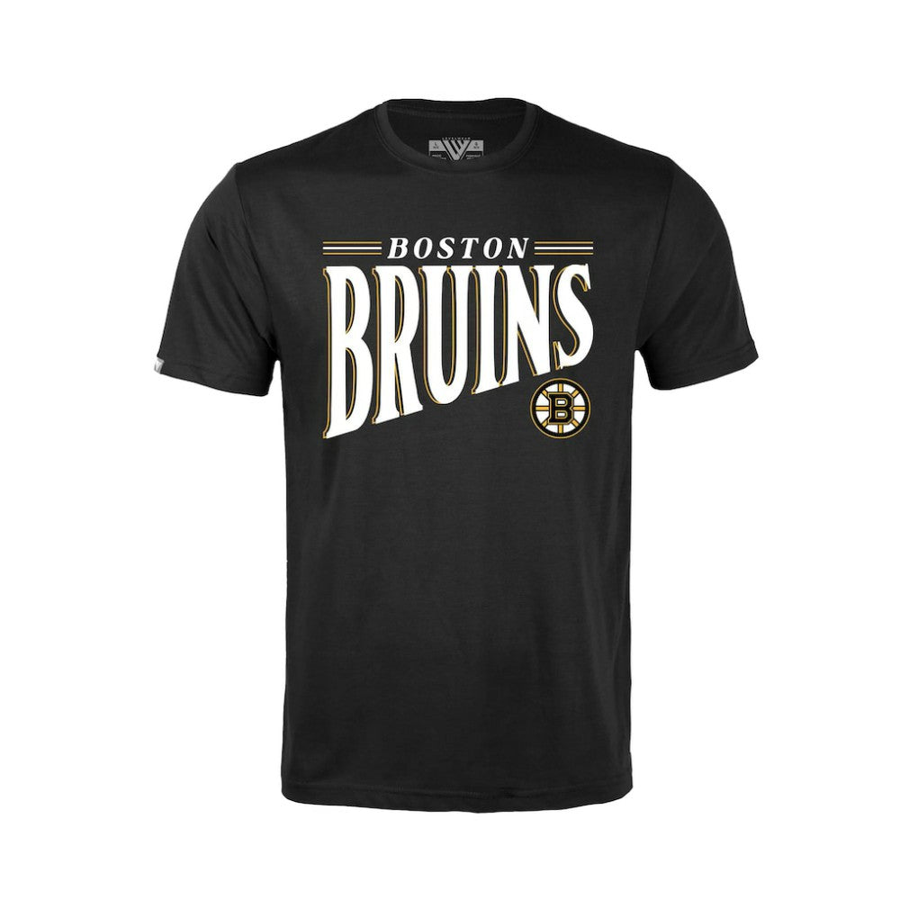 Boston Bruins Levelwear Youth Little Richmond Tally T-Shirt - Black - NHL