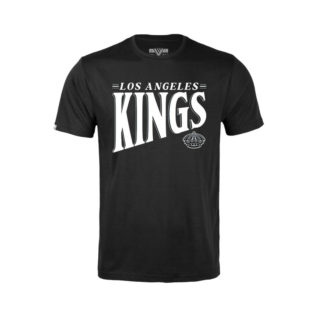 Los Angeles Kings Levelwear Youth Little Richmond Tally T-Shirt - Black - NHL