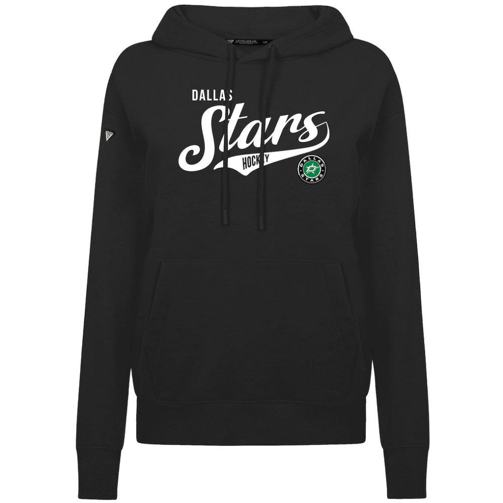 Dallas Stars Levelwear Women's Adorn Glide Pullover Hoodie - Black - NHL