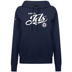 Winnipeg Jets Levelwear Women's Adorn Glide Pullover Hoodie - Navy - NHL