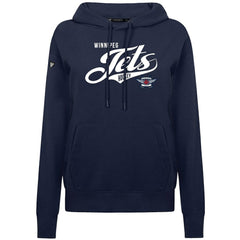 Winnipeg Jets Levelwear Women's Adorn Glide Pullover Hoodie - Navy - NHL