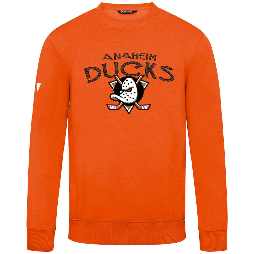 Anaheim Ducks Levelwear Zane Mission Sweatshirt - Orange - NHL