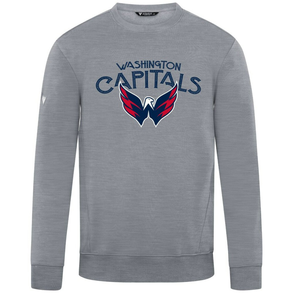 Washington Capitals Levelwear Zane Mission Sweatshirt - Gray - NHL