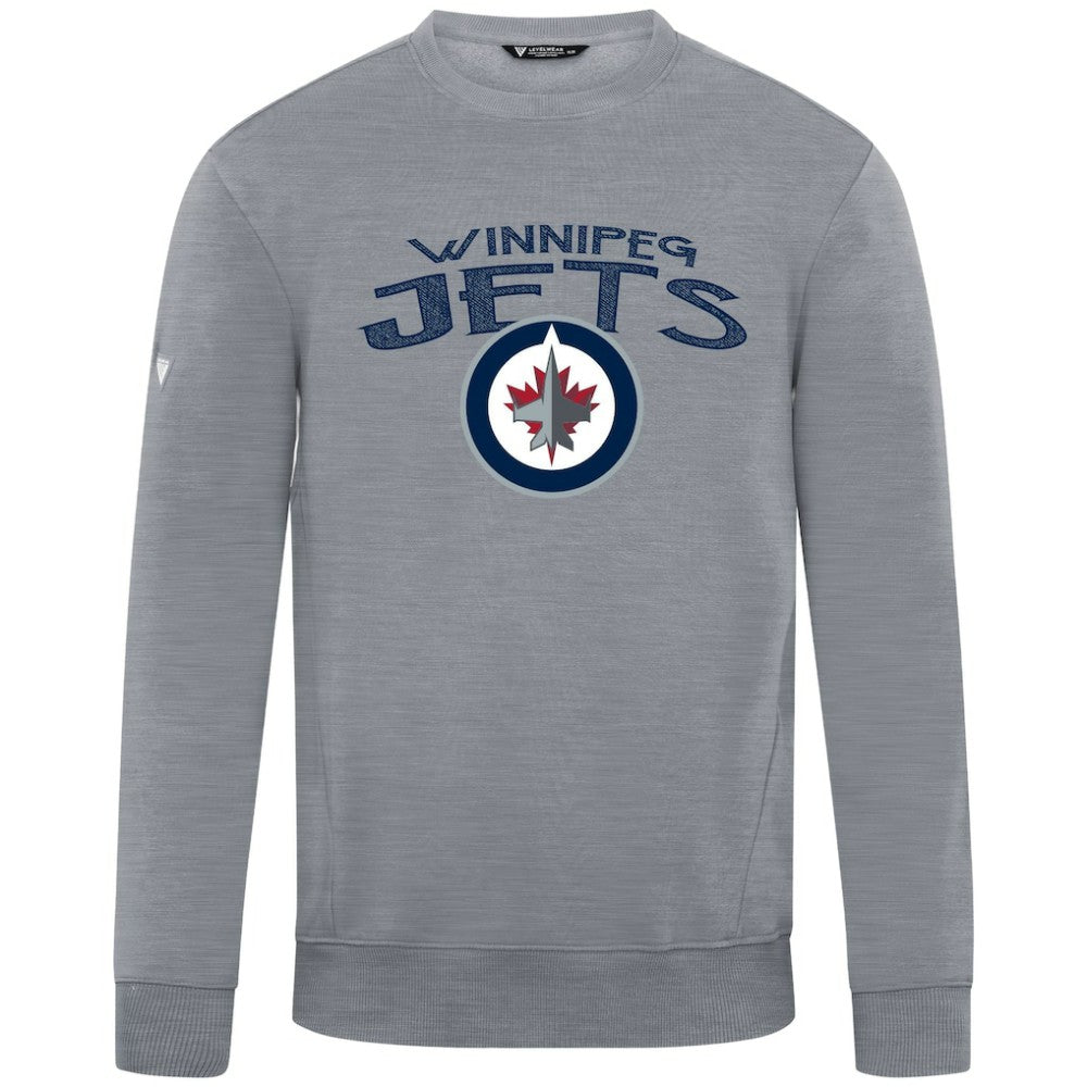 Winnipeg Jets Levelwear Zane Mission Sweatshirt - Gray - NHL