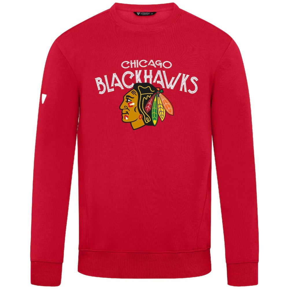 Chicago Blackhawks Levelwear Zane Mission Sweatshirt - Red - NHL