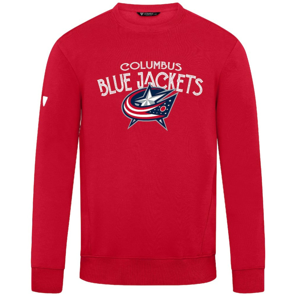 Columbus Blue Jackets Levelwear Zane Mission Sweatshirt - Red - NHL