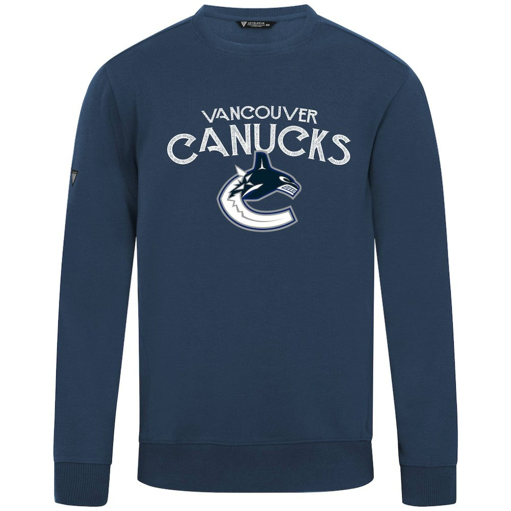 Vancouver Canucks Levelwear Zane Mission Sweatshirt - Navy - NHL
