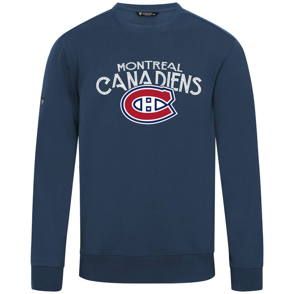 Montreal Canadiens Levelwear Zane Mission Sweatshirt - Navy - NHL