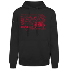 New Jersey Devils Levelwear Podium Campaign Pullover Hoodie - Black - NHL