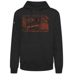 Philadelphia Flyers Levelwear Podium Campaign Pullover Hoodie - Black - NHL