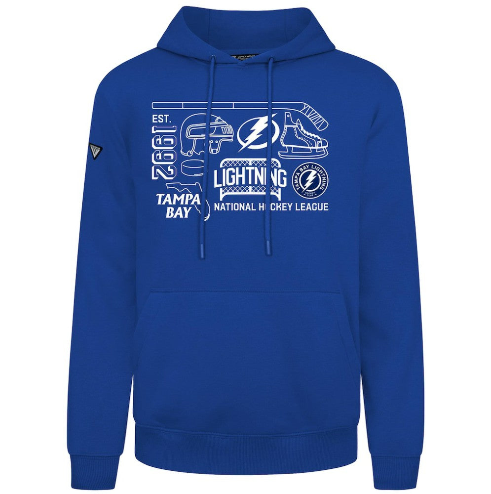 Tampa Bay Lightning Levelwear Podium Campaign Pullover Hoodie - Royal - NHL